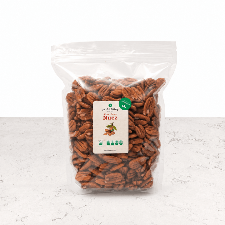 Nuez pecana orgánica entera 350g Villa de Patos