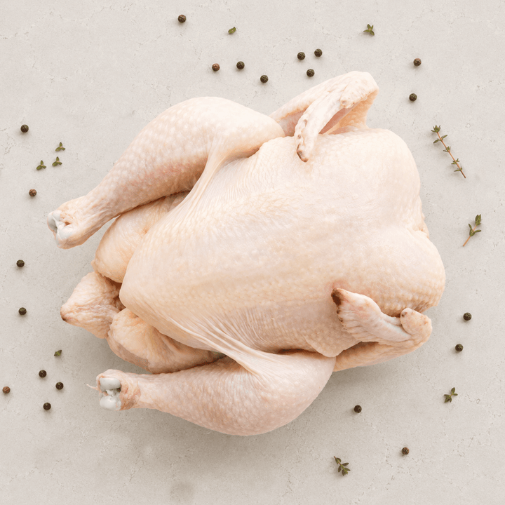Pollo entero de pastoreo aprox 1.5kg Santa Pradera