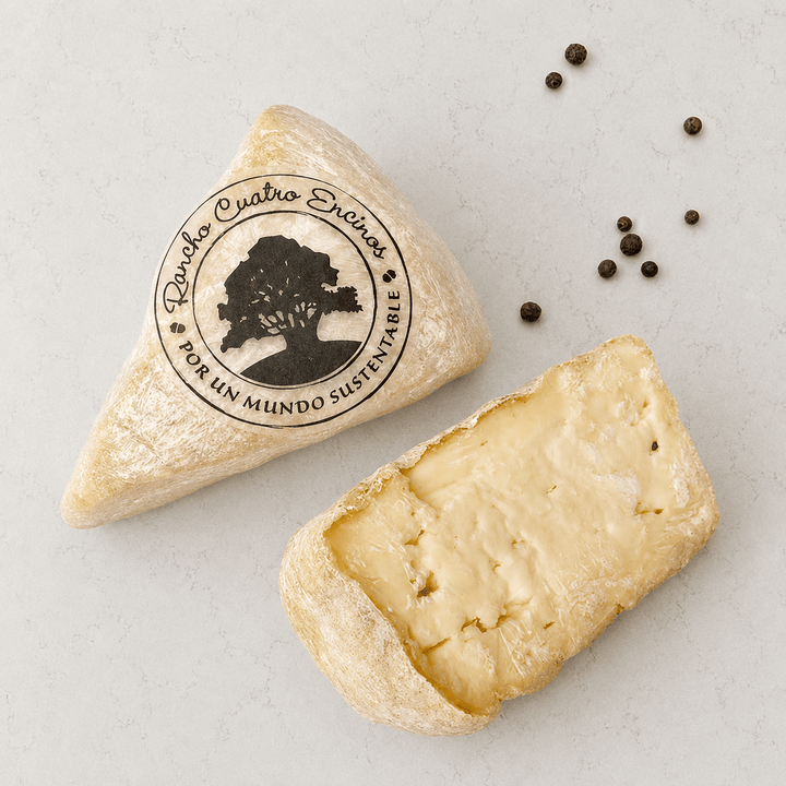 Queso tipo Montaña de vaca de pastoreo 250g Rancho Cuatro Encinos