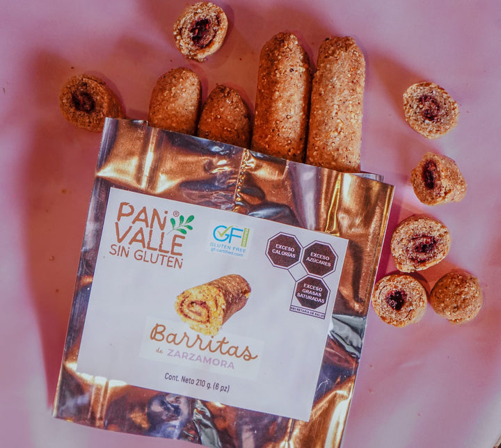 DILMUN Barritas sin gluten de zarzamora 210g Pan Valle