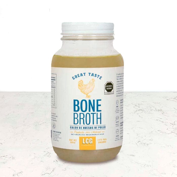 DILMUN Bone broth caldo de huesos de pollo 800ml La Cocina de Galia