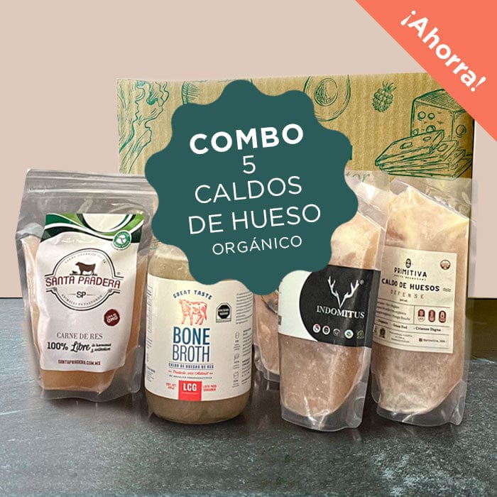 DILMUN COMBO 5 CALDOS DE HUESO ORGÁNICO