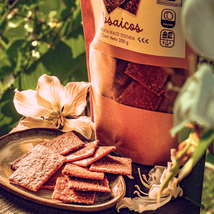 DILMUN Galletas mosaicos dulces sin gluten 200g Pan Valle