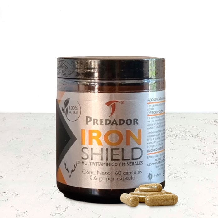 DILMUN Iron shield multivitaminico de hierro 60 cápsulas Predador