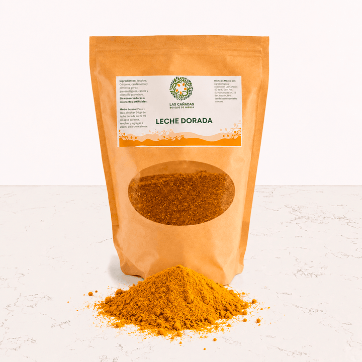 DILMUN Leche dorada / golden milk agroecológica polvo 250g Las Cañadas