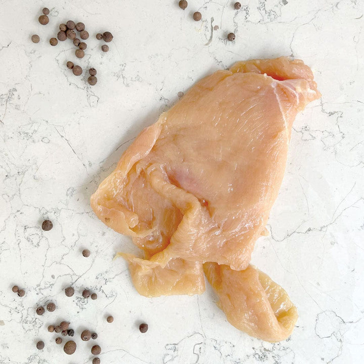 DILMUN Milanesa de pechuga de pollo orgánico aprox 500g (5 piezas) Santa Pradera