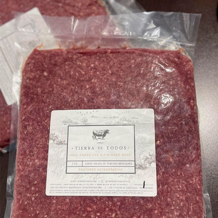 DILMUN Molida de res 100% grass fed pastoreo 1kg Tierra de Todos