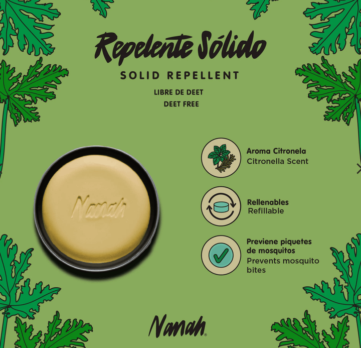 DILMUN Repelente sólido contra mosquitos sin DEET 80g Nanah