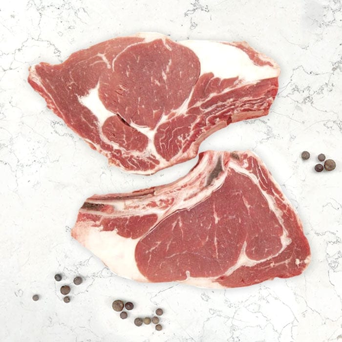 DILMUN Rib Eye con hueso de res 100% pastoreo 2 piezas 500g Tierra de Todos