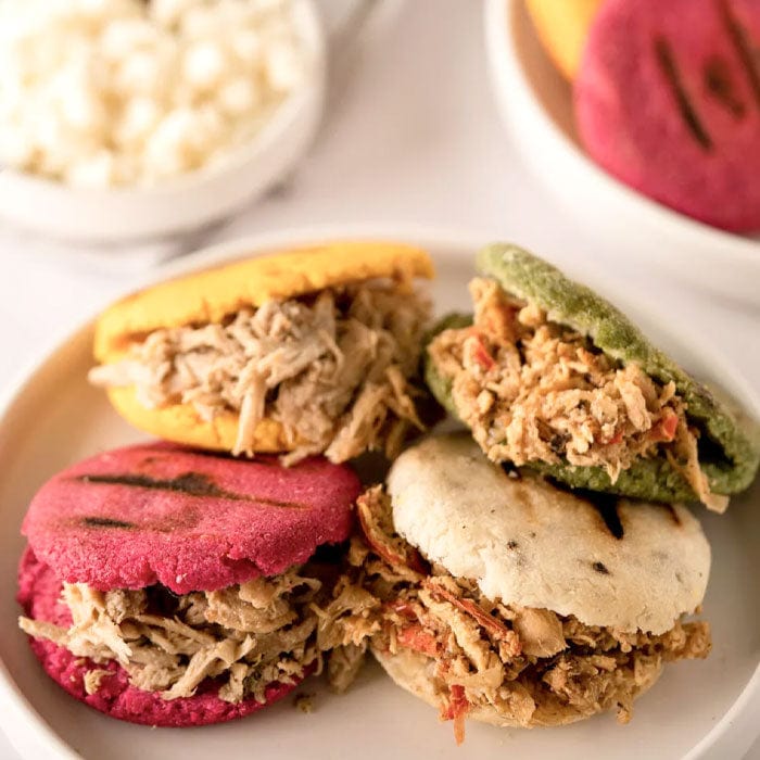 DILMUN Mix de arepas de colores (4 piezas de 80g c/u) Cayena Cuisine
