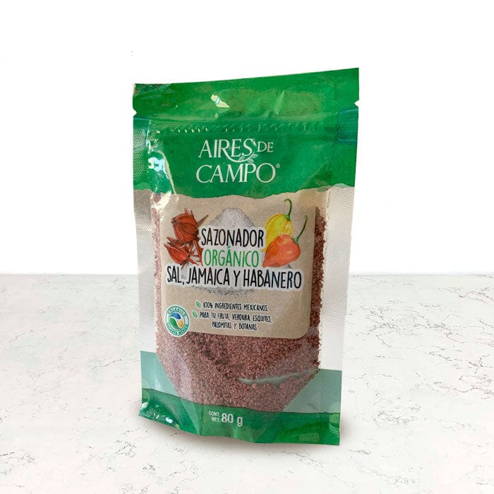 DILMUN Sazonador orgánico sal, jamaica y chile habanero 80gr Aires del Campo