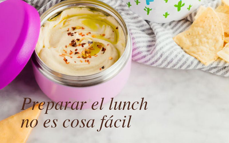 El lunch para la escuela no es cosa fácil