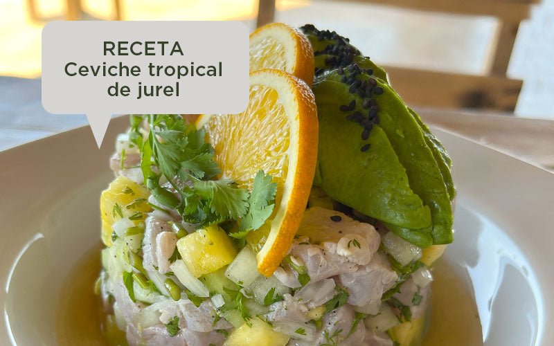 Receta ceviche tropical con jurel