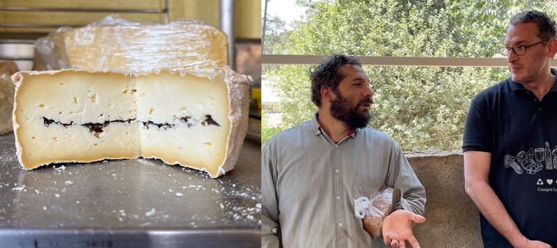La vida en el campo haciendo quesos artesanales