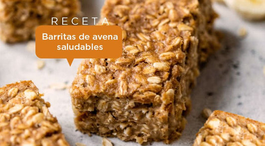 Receta de barritas de avena saludables