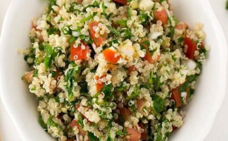 Receta de tabule con quinoa