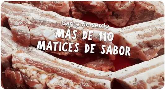 La carne de cerdo tiene más de 110 matices de sabor
