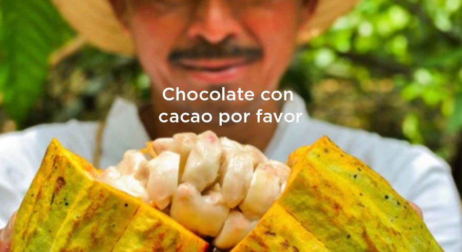 Chocolate con cacao por favor