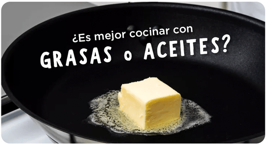 ¿Es mejor cocinar con grasas animales o con aceites vegetales?