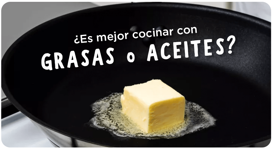 ¿Es mejor cocinar con grasas animales o con aceites vegetales?