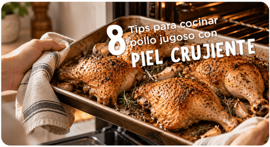8 Tips para cocinar pollo jugoso con piel crujiente sin freir