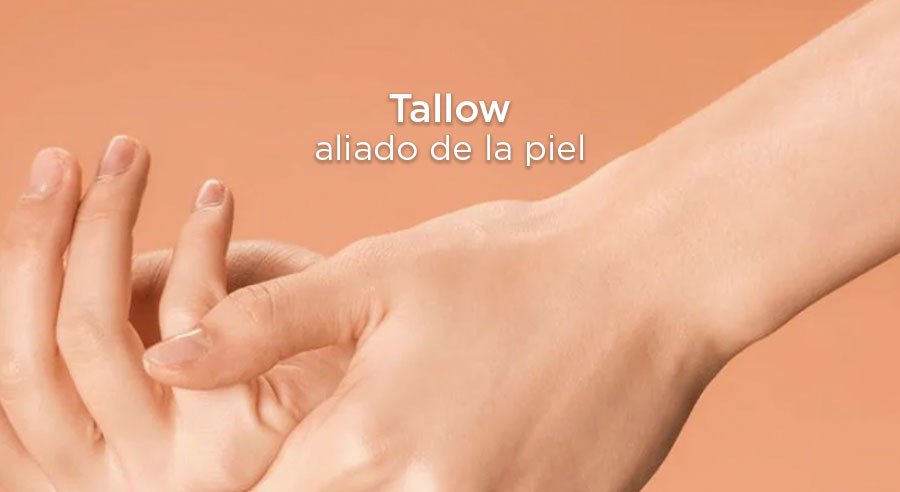 Tallow orgánico para cuidado de la piel
