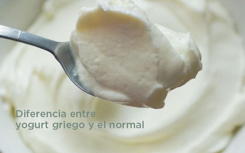 ¿Cuál es la diferencia entre yogurt griego y el normal?