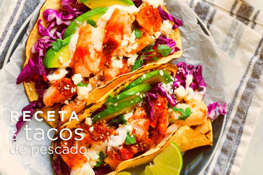 Receta tacos de bacalao marinado