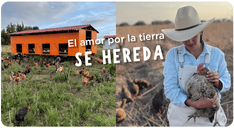 El amor por la tierra no se inventa, se hereda