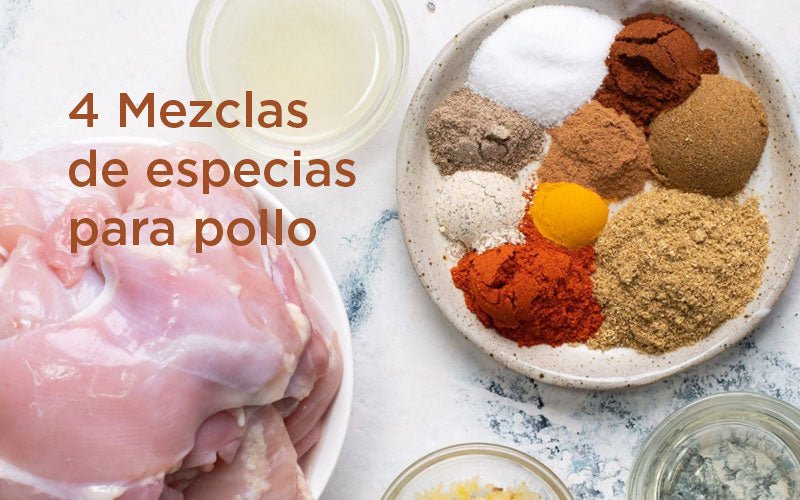 5 mezclas de especias caseras para pollo