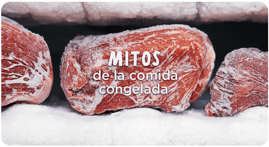 4 mitos de los alimentos congelados