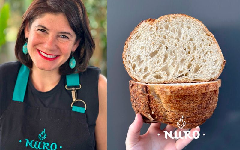 Lucie creadora de Nuro pan de masa madre