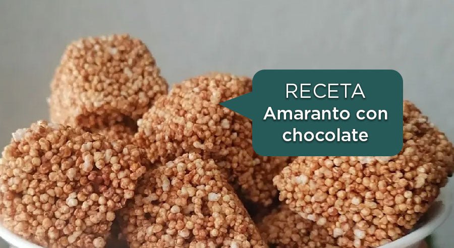 Receta amaranto con chocolate
