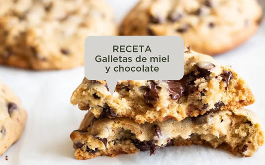 Receta galletas de miel con centro de chocolate