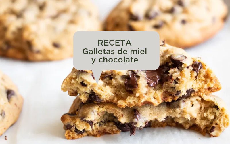 Receta galletas de miel con centro de chocolate