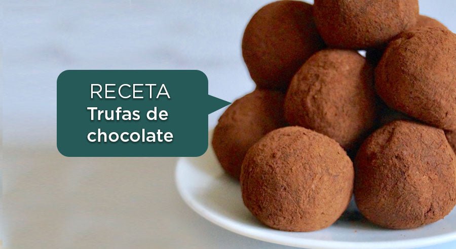 Receta trufas de chocolate
