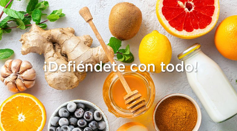 ¿Con qué alimentos puedo subir las defensas?