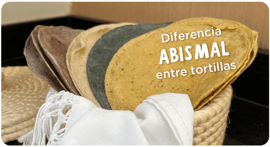 Tortilla nixtamalizada fresca vs. de harina de maíz industrial