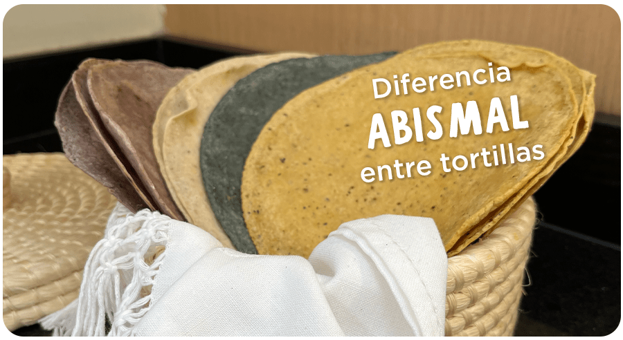 Tortilla nixtamalizada fresca vs. de harina de maíz industrial