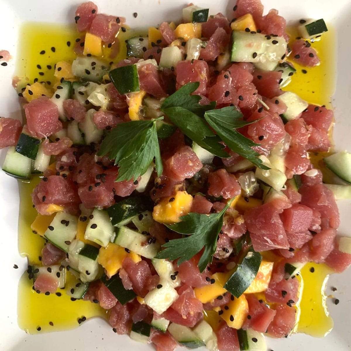 Ceviche de atún