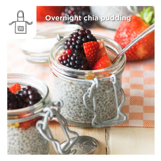 Receta chia pudding