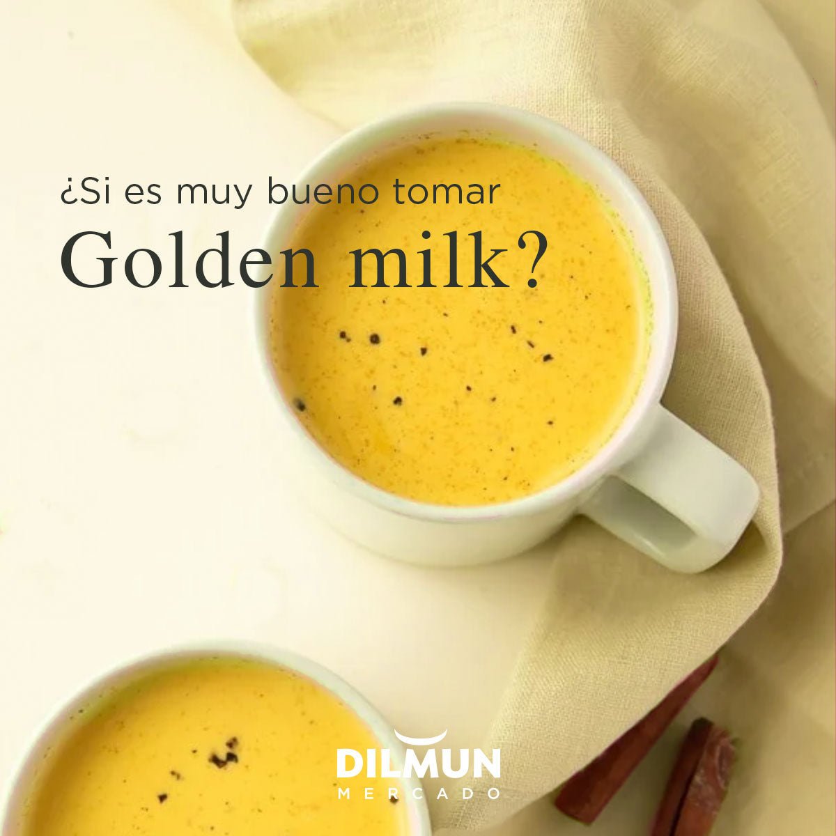 Beneficios de beber Golden Milk o leche dorada