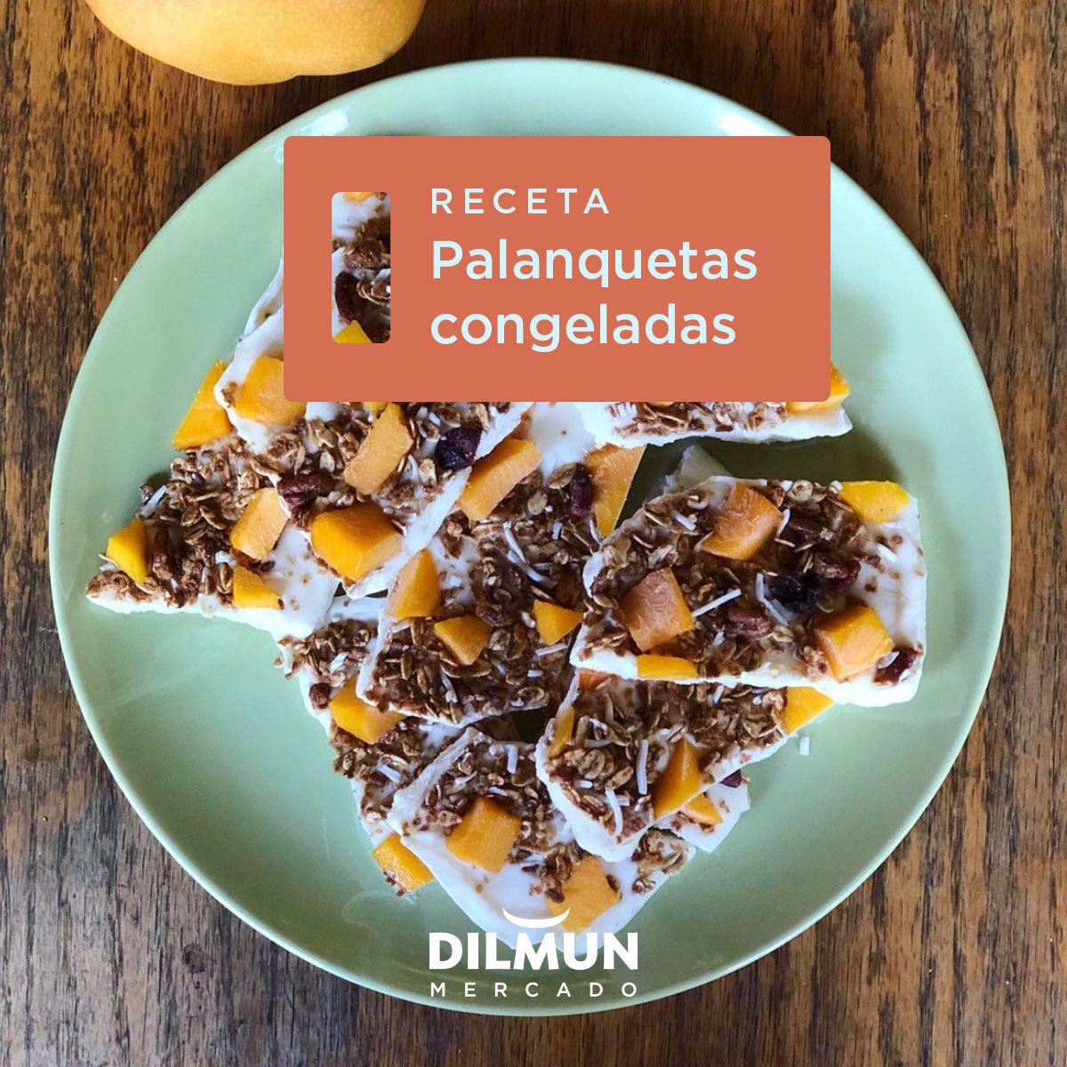 Receta palanquetas congeladas