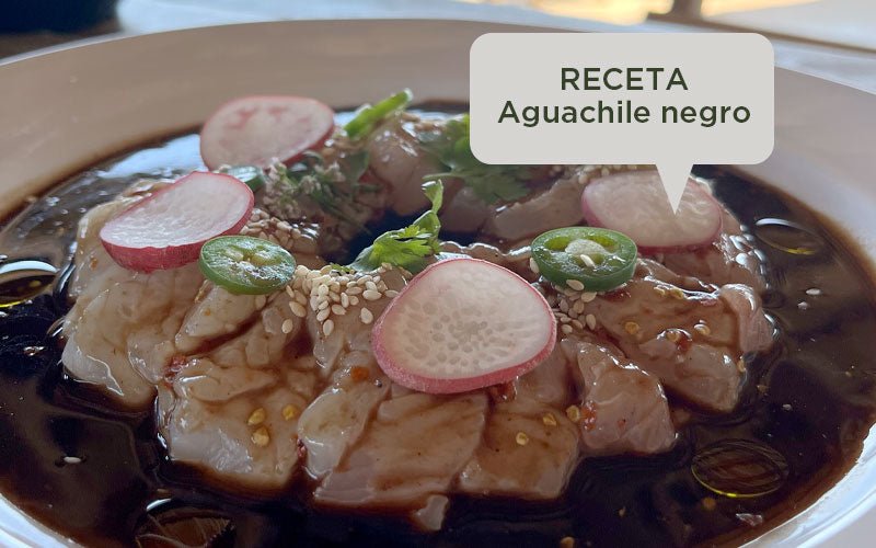 Receta aguachile negro de pescado