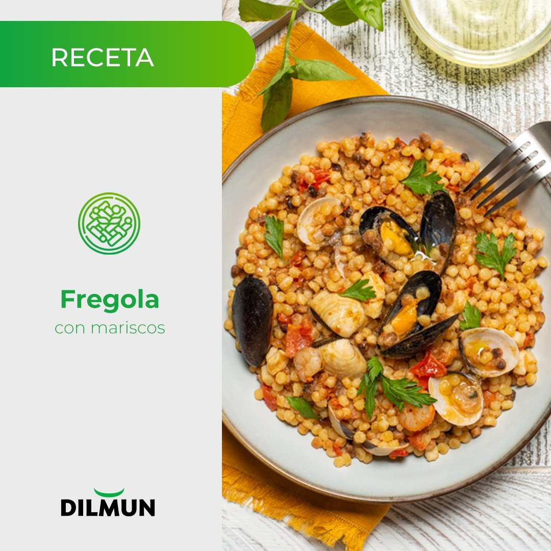 Fregola con mariscos