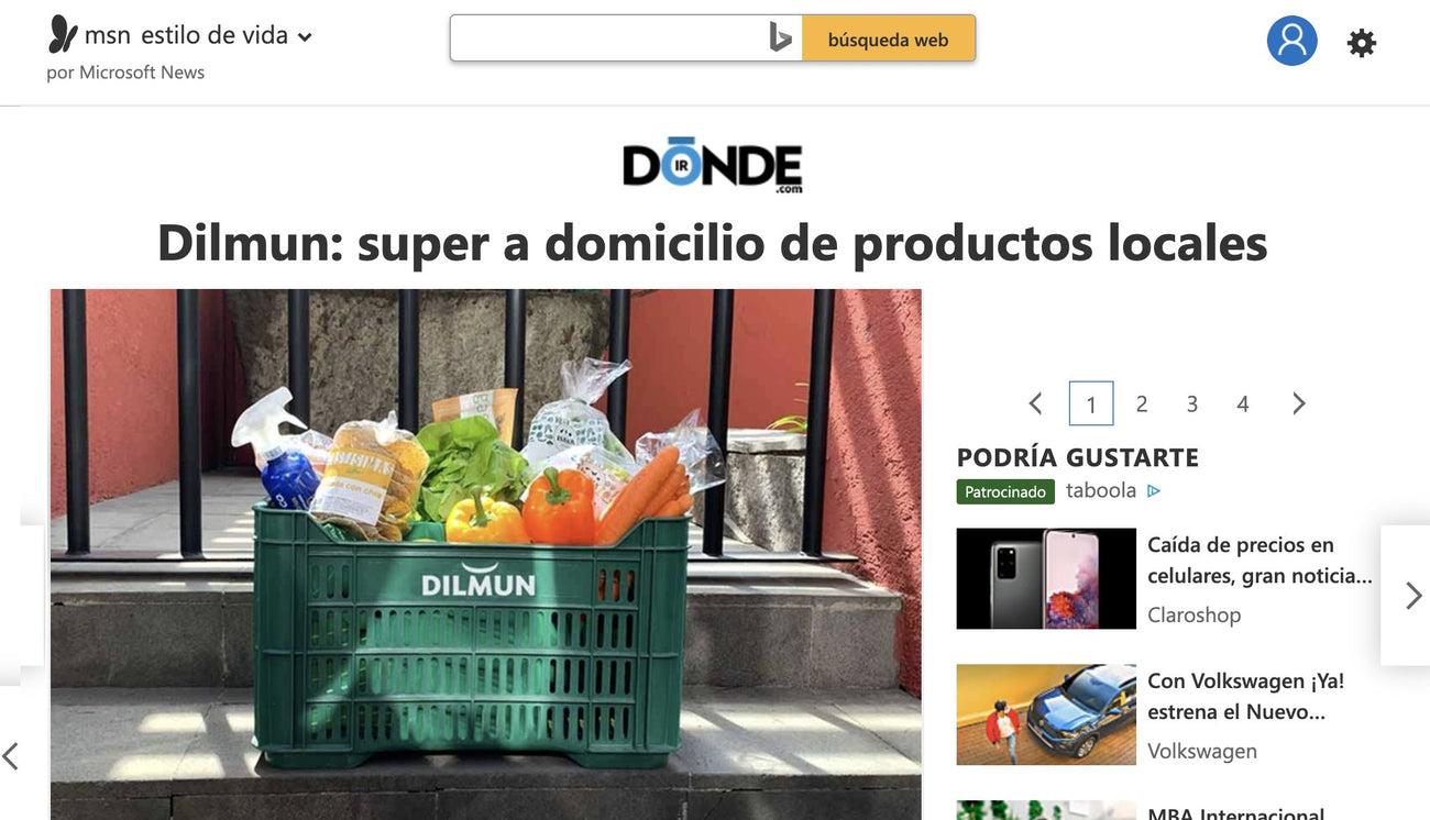 Reposteo MSN de publicacion de Dónde ir