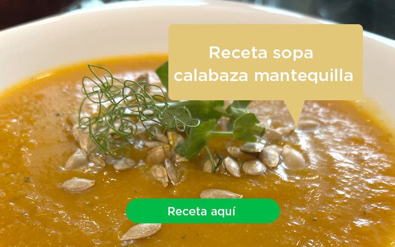 Receta sopa de calabaza mantequilla