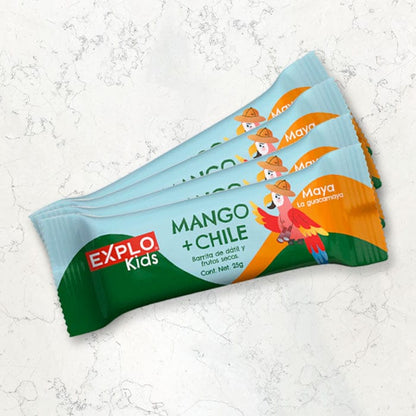 DILMUN 4 Barritas de mango, chile y dátil de 25g EXPLO