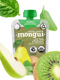 DILMUN 4pack Papillas orgánicas para bebés 100g c/u Mongui