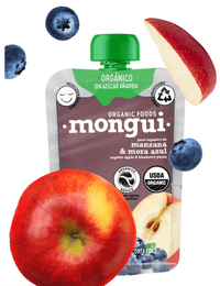 DILMUN 4pack Papillas orgánicas para bebés 100g c/u Mongui